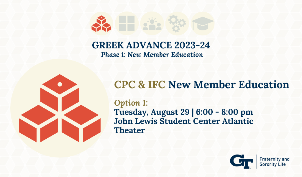 CPC and IFC New Member Education